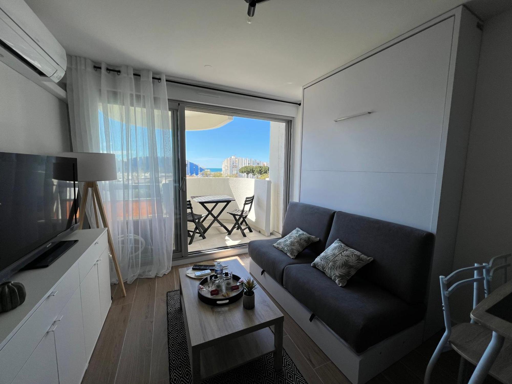 Superbe Studio Cabine Vue Mer 3 Etoiles * 라그랑모트 외부 사진